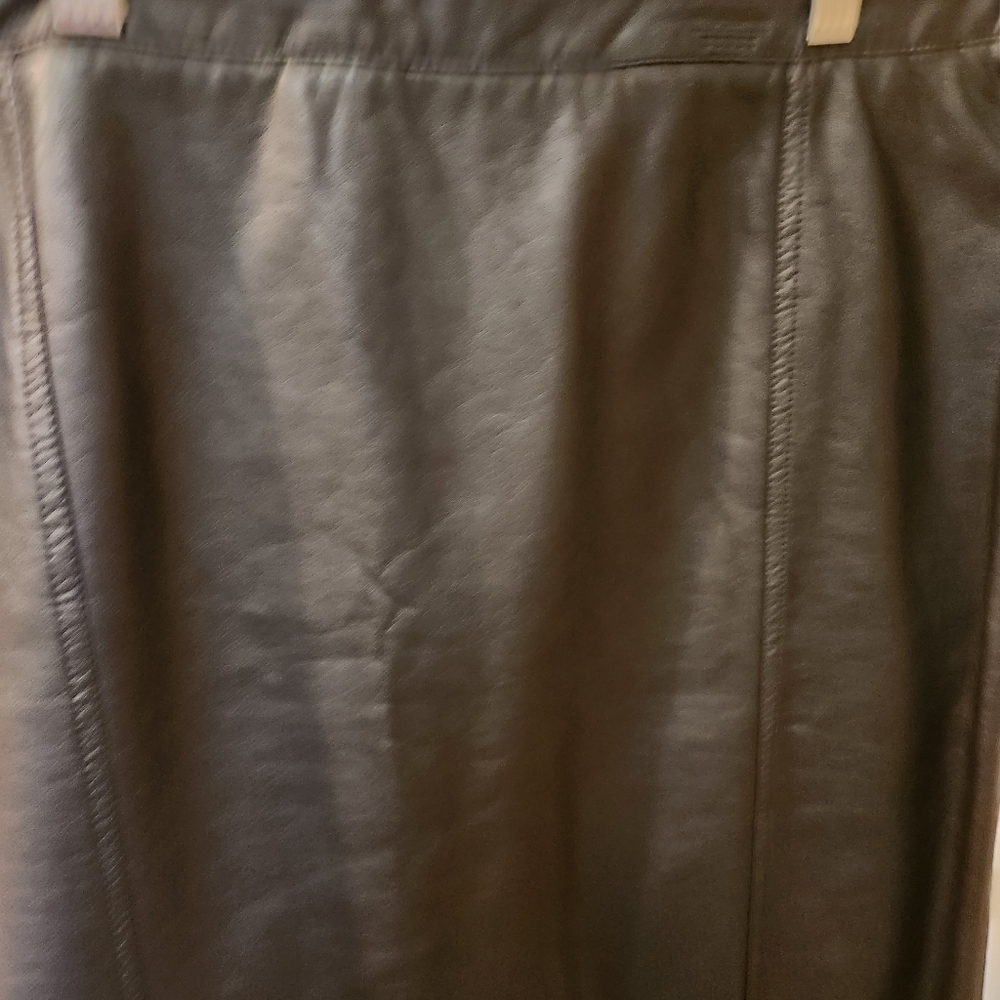 Worthington Black Pencil Skirt for Work/Play NWOT Faux Leather